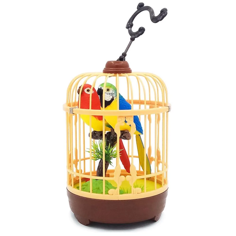 Haktoys Singing & Chirping Bird in Cage