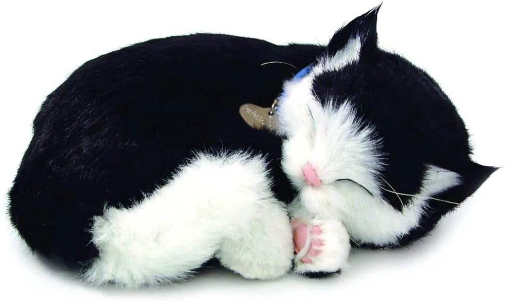 Perfect Petzzz Black and White Kitten Plush