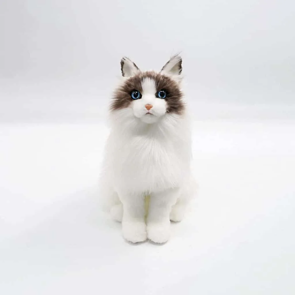 Chongker Handmade Realistic Stuffed Ragdoll Cat