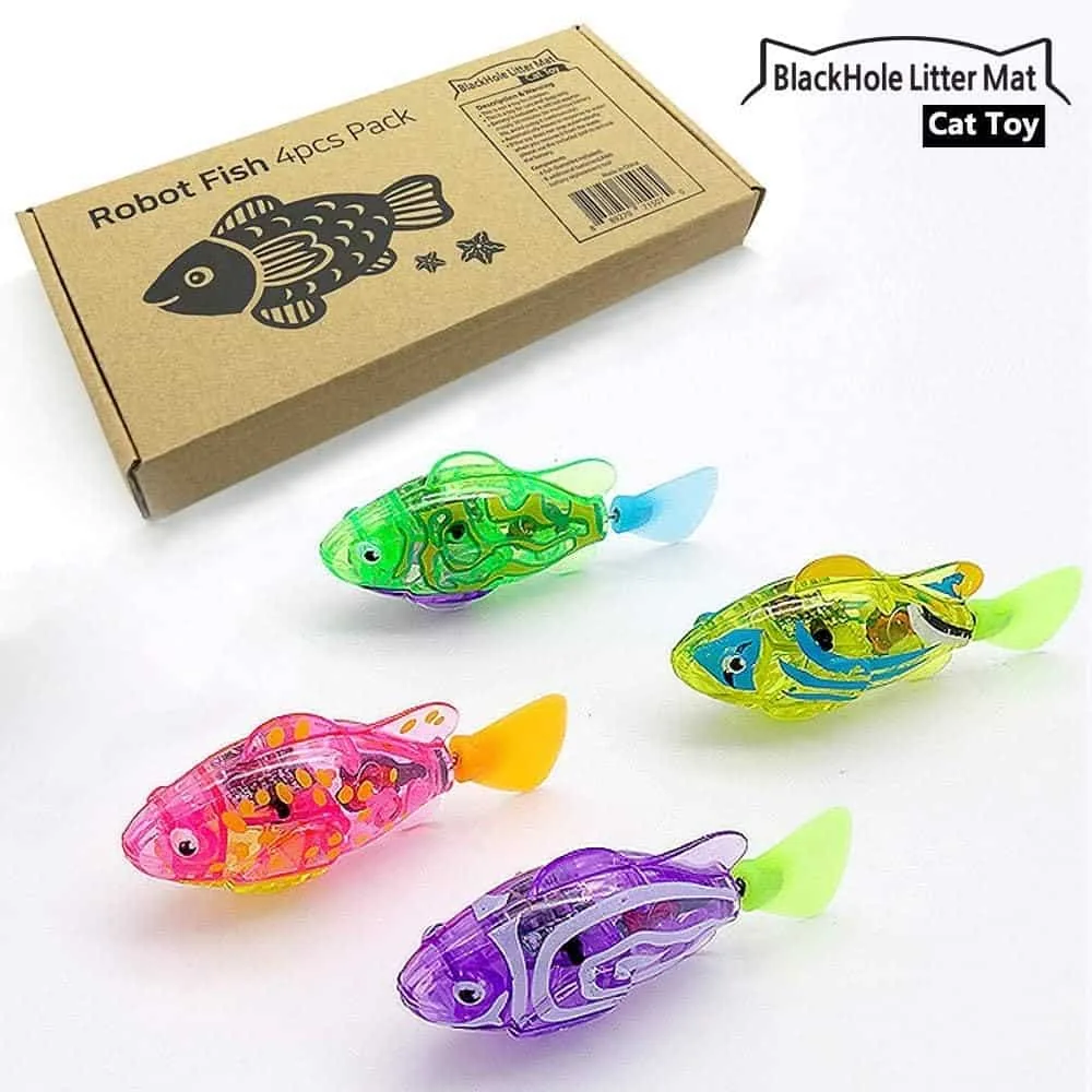 Indoor Cat Interactive Swimming Fish Toy