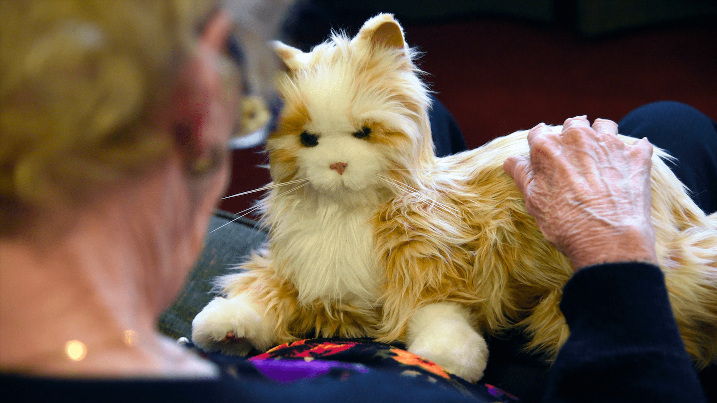 Are Robot Cats a Cure for Lonely Seniors? Robot Pet Friends