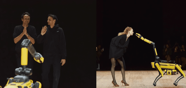 Robot Dogs Grace the Coperni Fashion Show