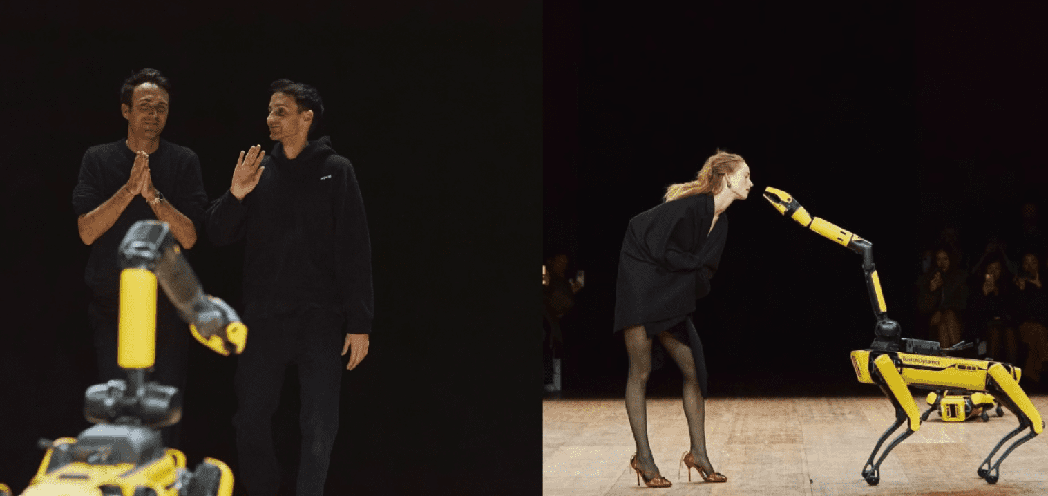 Robot Dogs Grace the Coperni Fashion Show