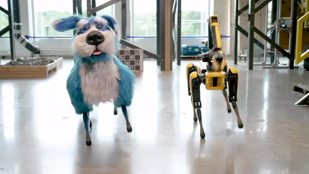 Robot Dog Busts a Move Wearing a Sparkly Costume for International Dance Day