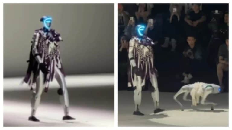 Humanoid Robot and Robot Dog Steal the Show at Shanghai Fashion Week