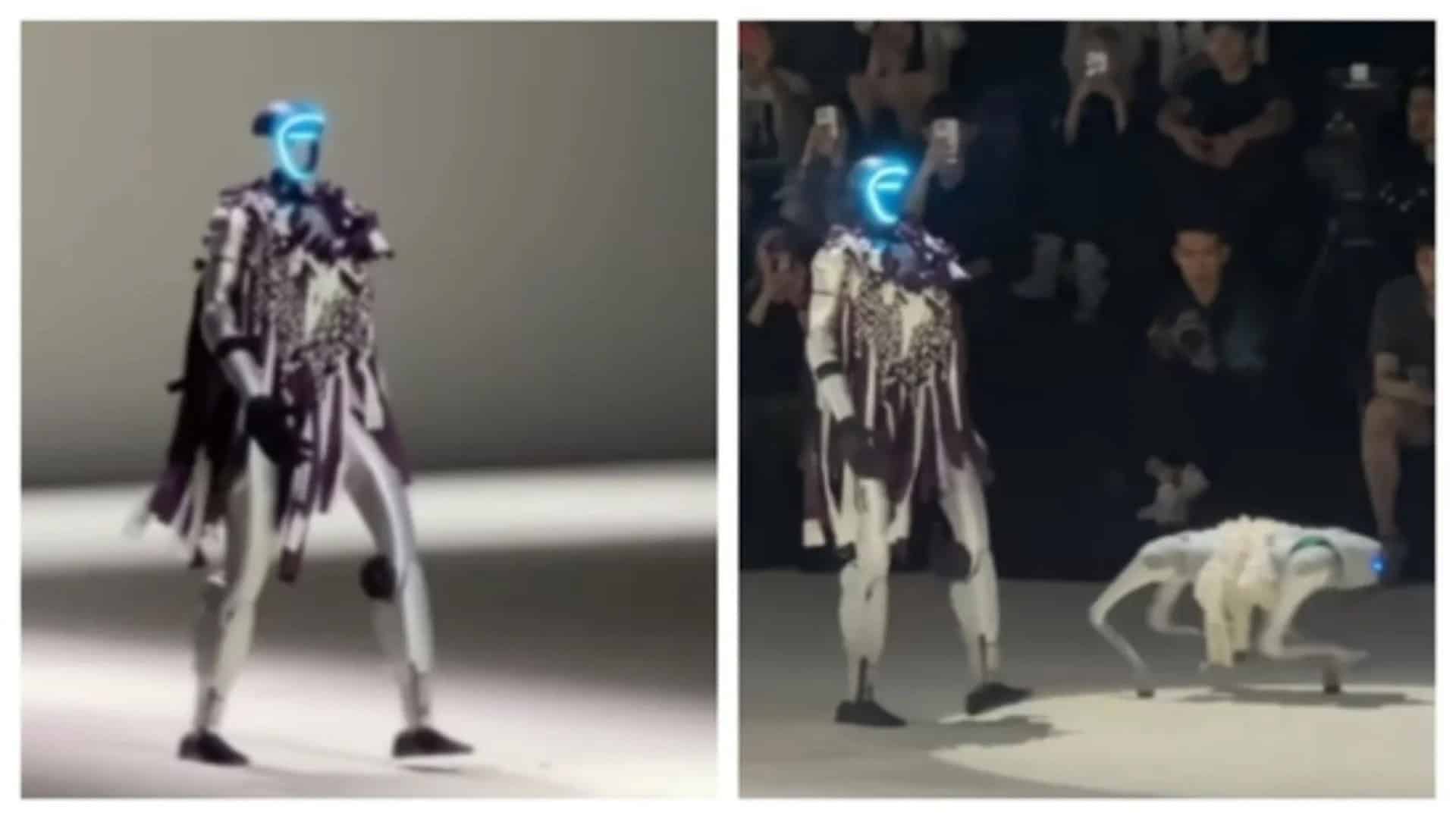 Humanoid Robot and Robot Dog Steal the Show at Shanghai Fashion Week