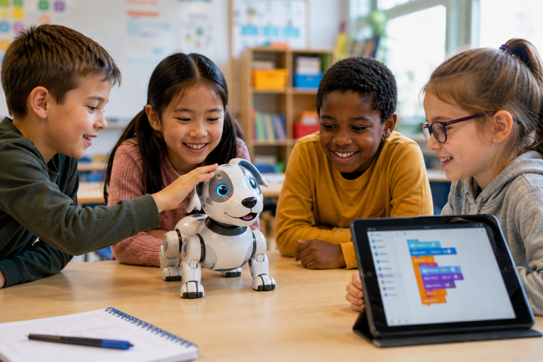 Robot Pets in the Classroom: How They Enhance Learning Experiences